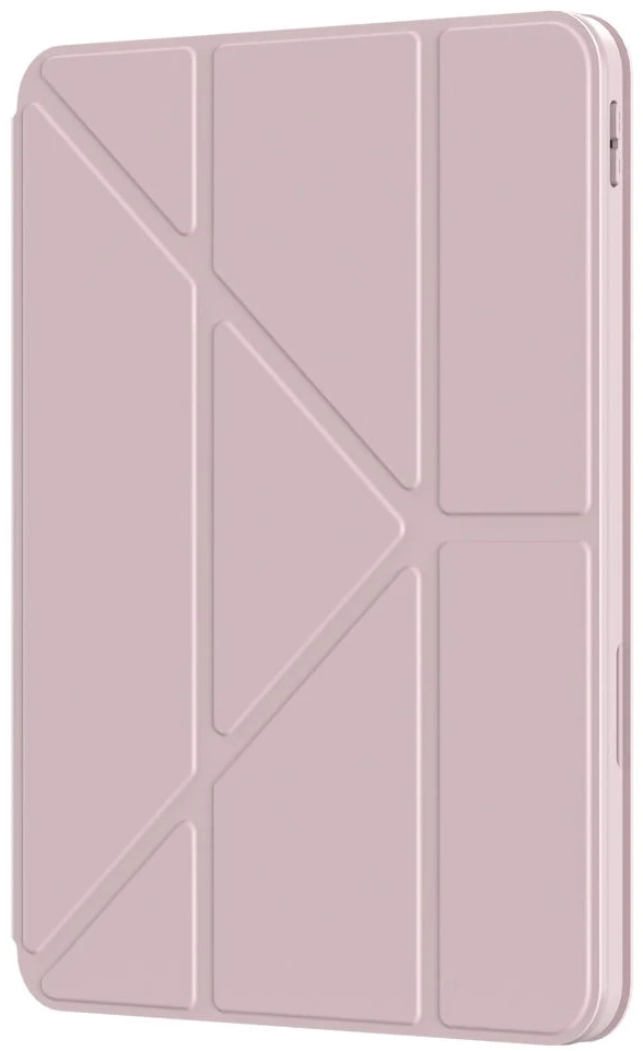 Dėklas knygutė skirtas iPad Air 11 - 2026-2025-2024, 11" // iPad Air 5, Air 4 - 2022-2020, 10.9" - Šviesiai rožinis