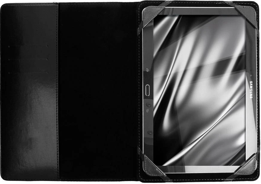 Dėklas knygutė Universal 10" max. 27 x 17.5cm, Blun - Juodas
