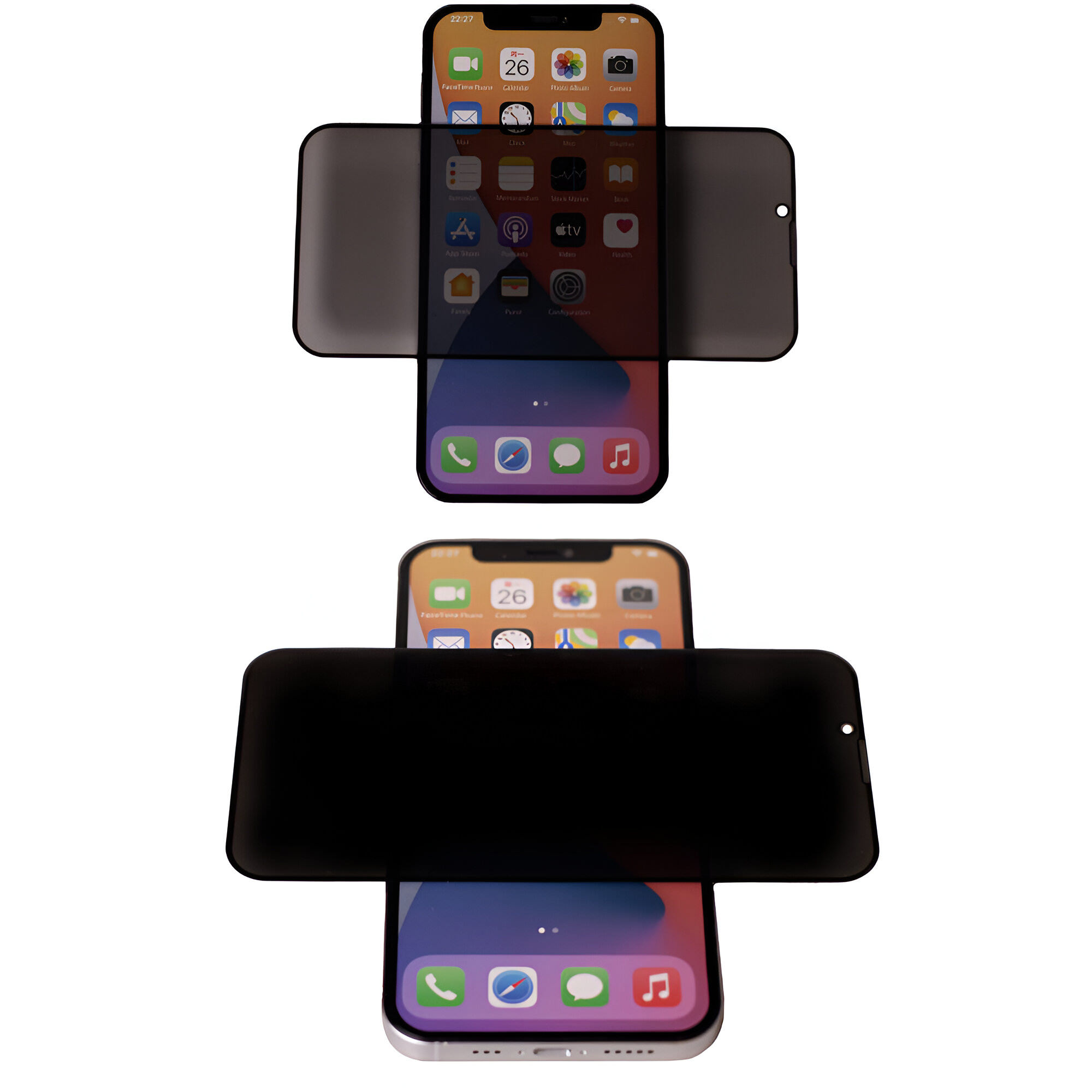 Dėklas 3D MATINĖ PRIVATUMAS Apsauginis stiklas skirtas iPhone 15 Pro Max aprašymas - Prekės nuotrauka