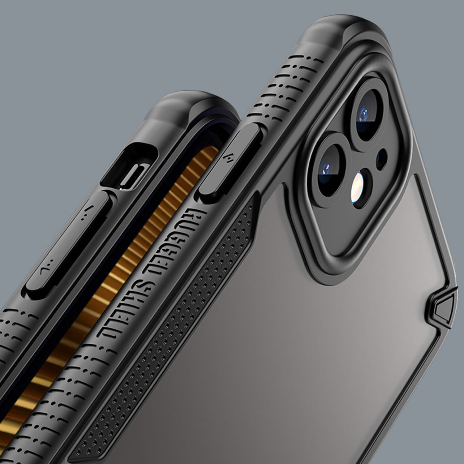 Dėklas iPhone 16 Pro - Skaidrus-Juodas aprašymas - Prekės nuotrauka