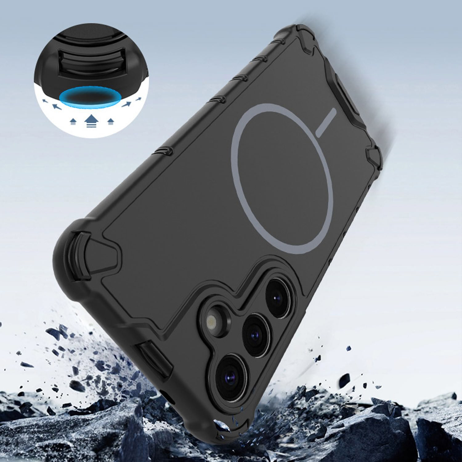 Dėklas iPhone 17 Pro Max - Juodas aprašymas - Prekės nuotrauka