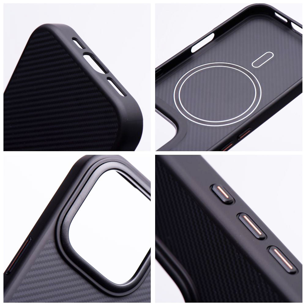 Dėklas iPhone 18 // iPhone 17 - Juodas aprašymas - Prekės nuotrauka