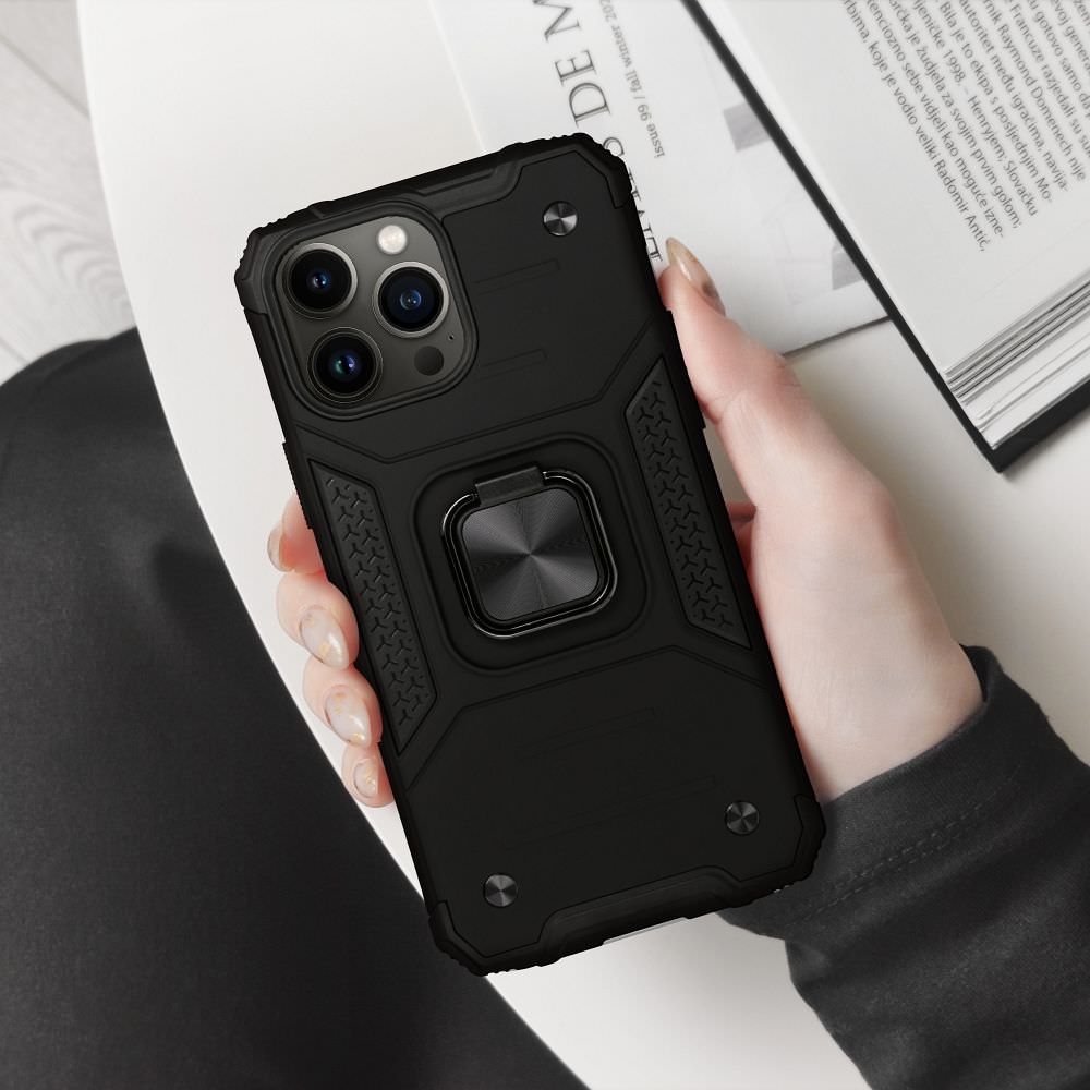 Dėklas iPhone 18 // iPhone 17 - Juodas aprašymas - Prekės nuotrauka