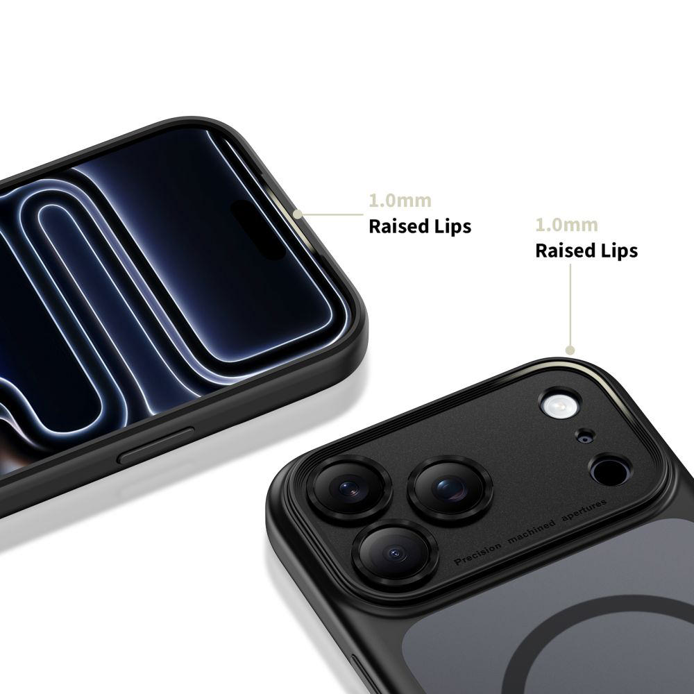 Dėklas iPhone 18 // iPhone 17 - Juodas aprašymas - Prekės nuotrauka