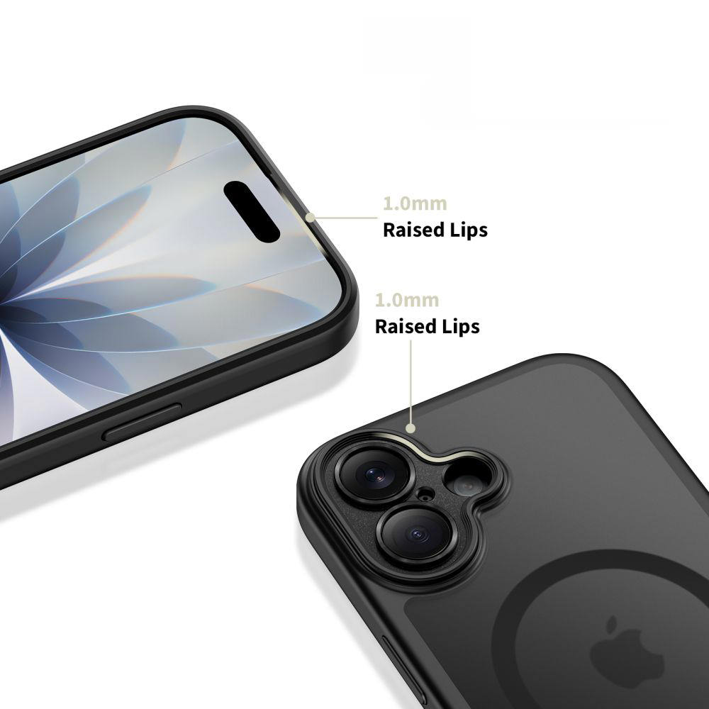 Dėklas iPhone 18 // iPhone 17 - Juodas aprašymas - Prekės nuotrauka