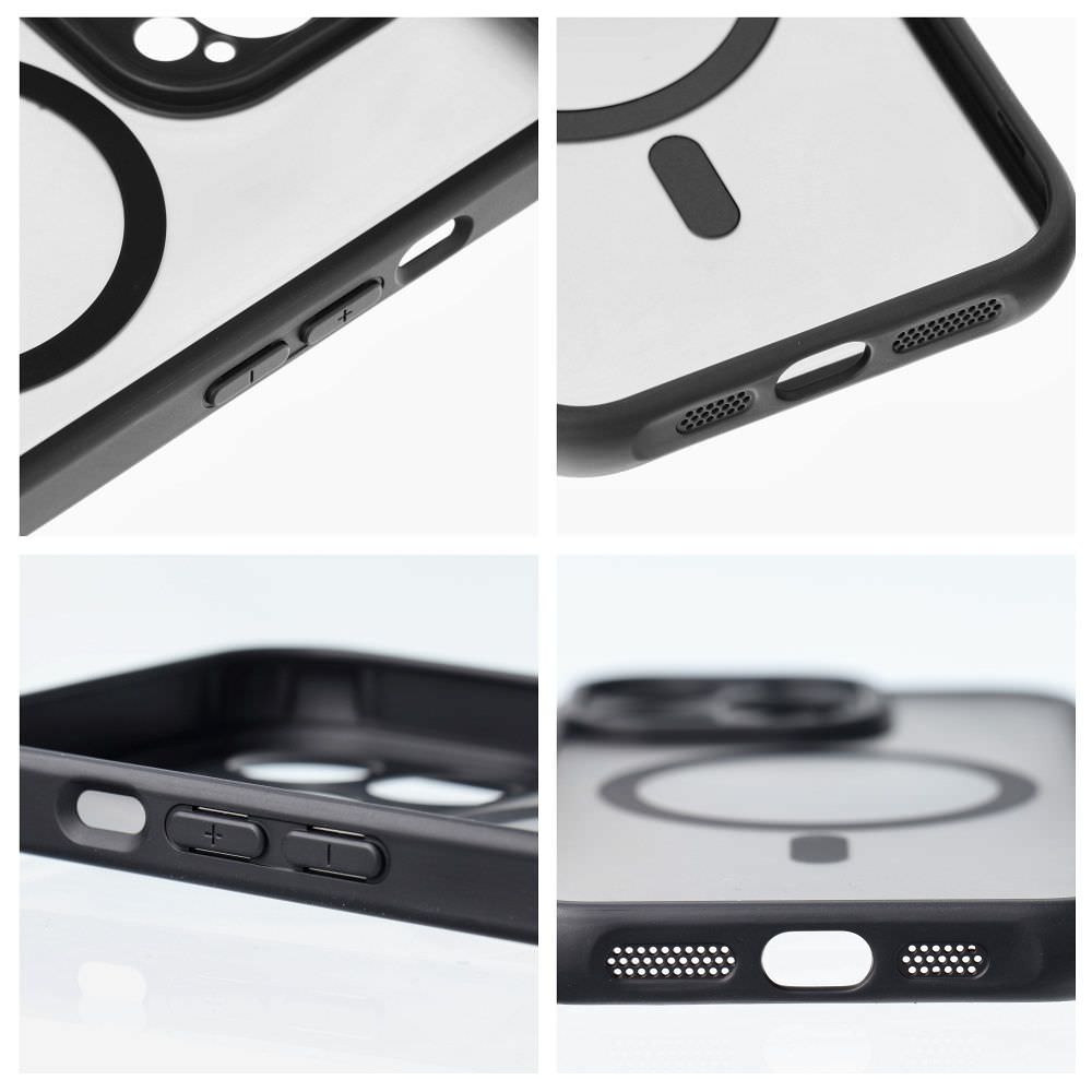 Dėklas iPhone 18 // iPhone 17 - Juodas-Skaidrus aprašymas - Prekės nuotrauka