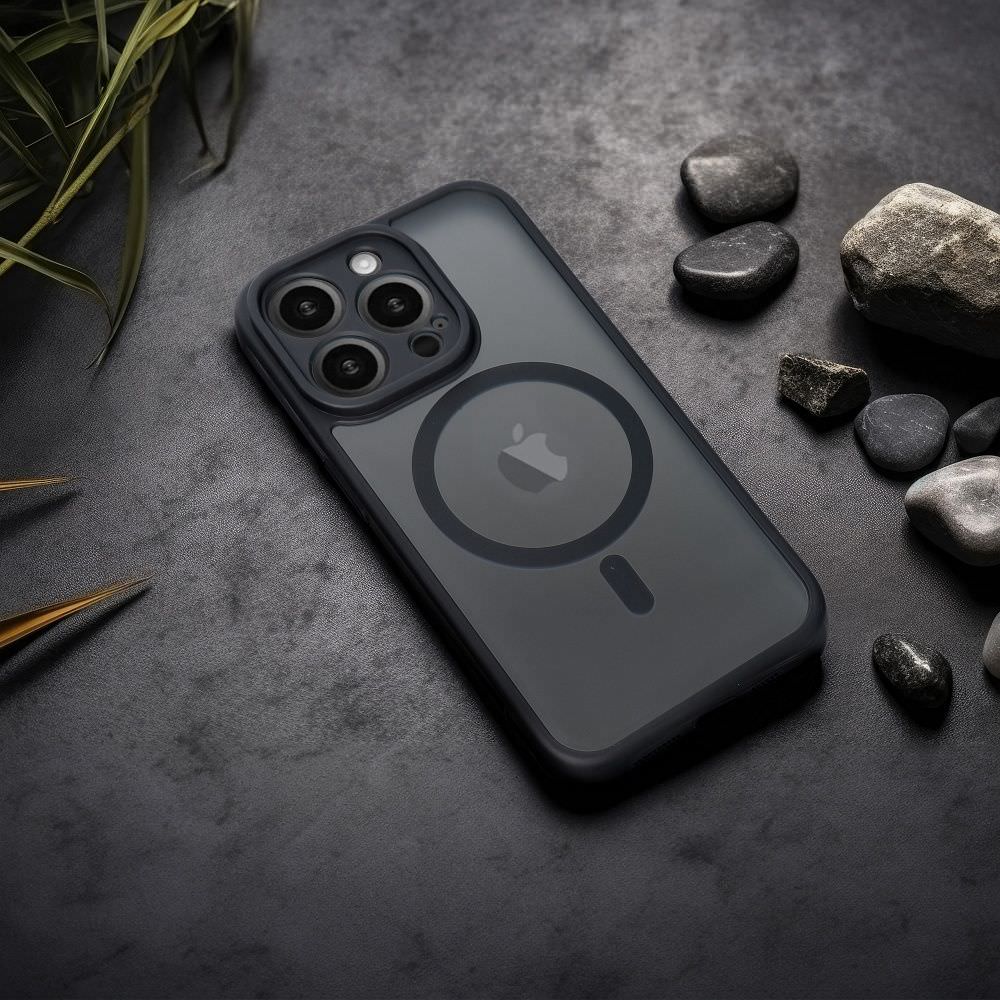 Dėklas iPhone 18 // iPhone 17 - Juodas-Skaidrus aprašymas - Prekės nuotrauka