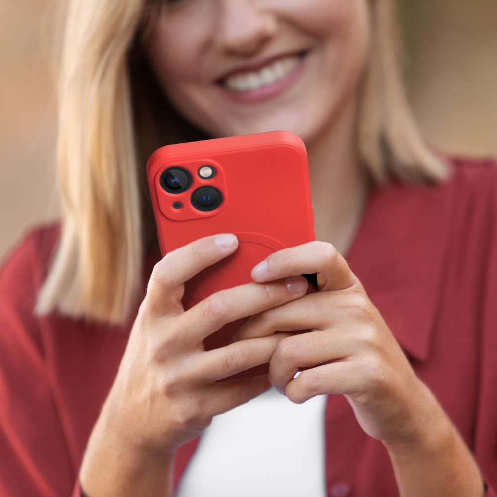 Dėklas iPhone 18 // iPhone 17 - Raudonas aprašymas - Prekės nuotrauka