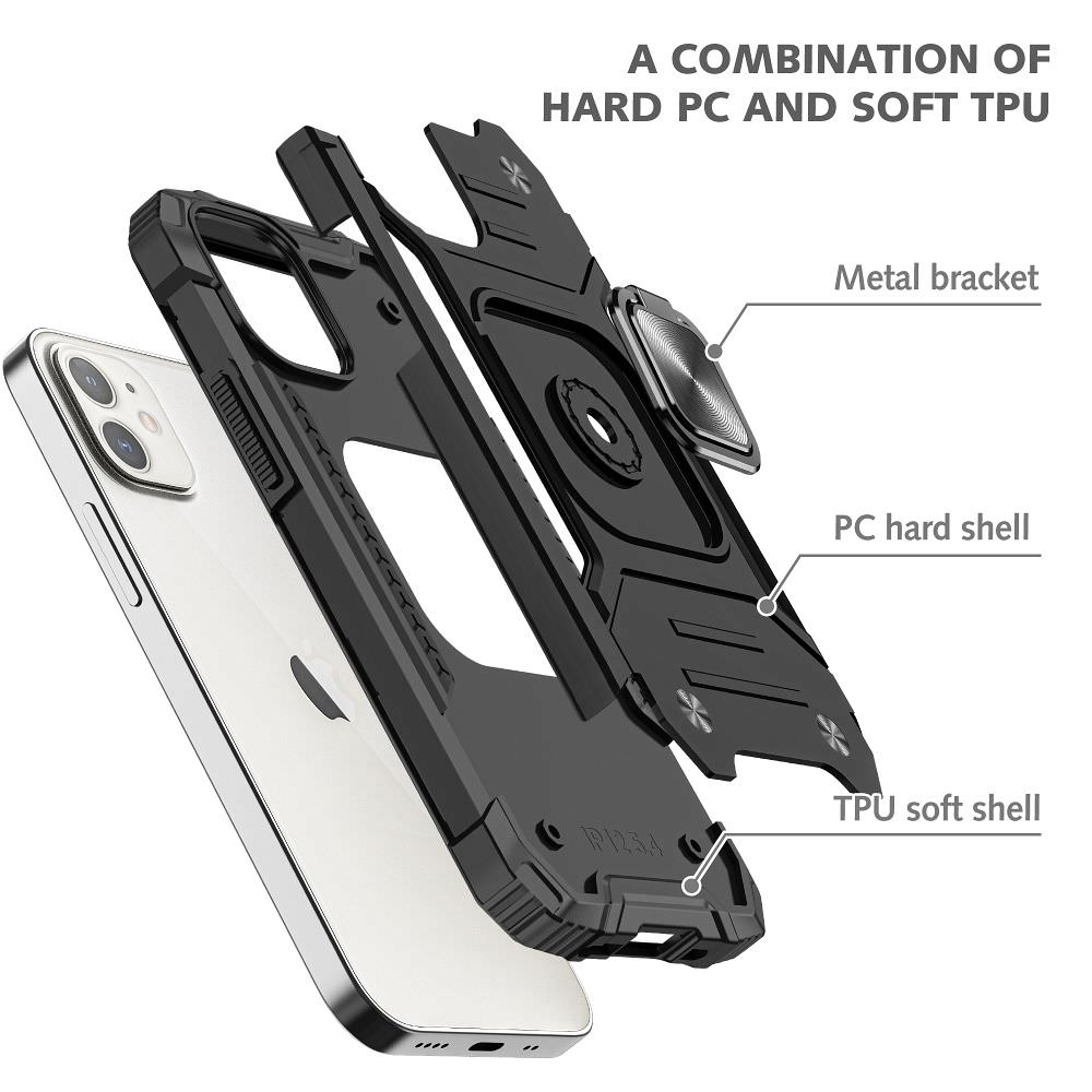 Dėklas iPhone 18 Pro // iPhone 17 Pro - Juodas aprašymas - Prekės nuotrauka