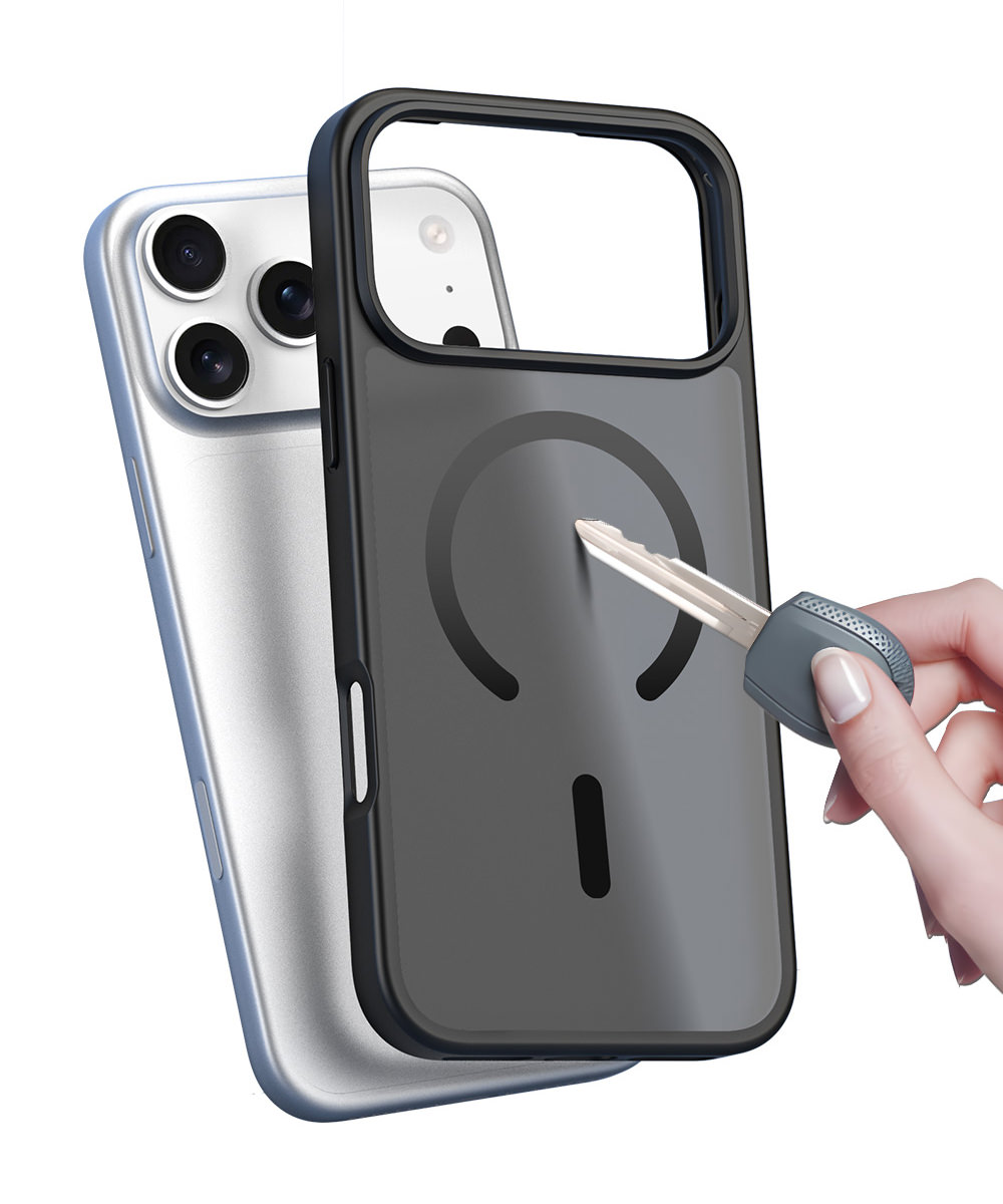 Dėklas iPhone 18 Pro // iPhone 17 Pro - Pilkas aprašymas - Prekės nuotrauka