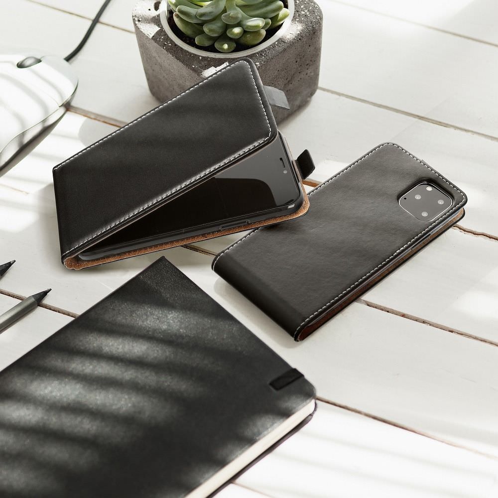 Dėklas knygutė Huawei P Smart Z, Honor 9X, Y9 Prime 2019 - Juodas aprašymas - Prekės nuotrauka
