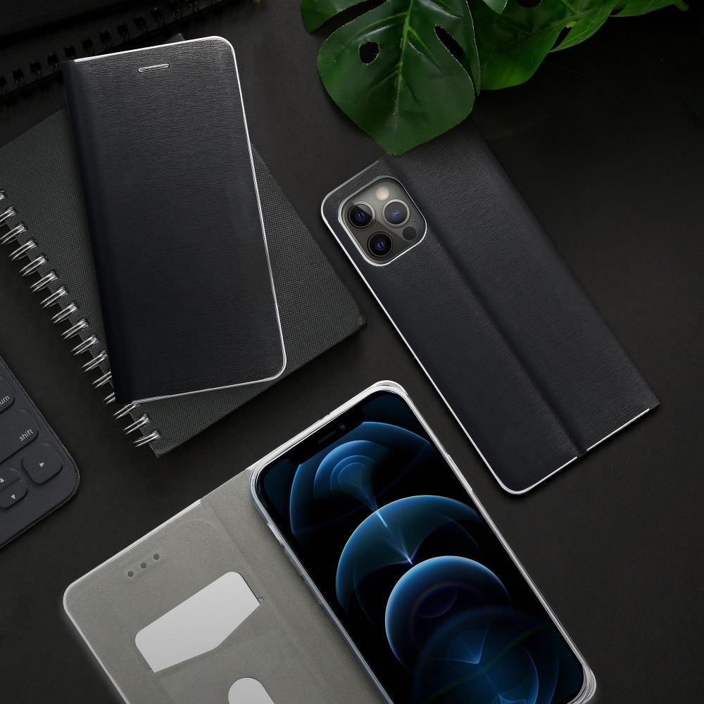 Dėklas knygutė Huawei Y6 2018, Honor 7A, Y6 Prime 2018 - Juodas aprašymas - Prekės nuotrauka