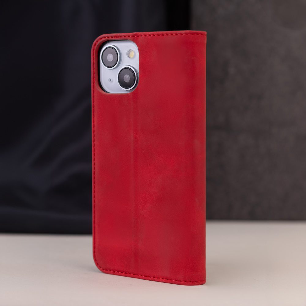 Dėklas knygutė iPhone 17 Pro Max - Raudonas aprašymas - Prekės nuotrauka