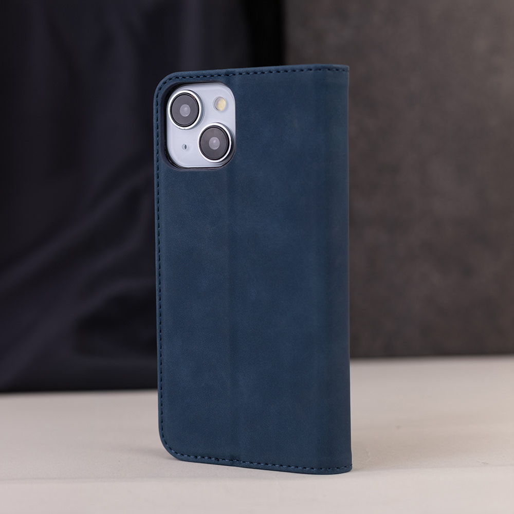 Dėklas knygutė iPhone 17 Pro Max - Tamsiai mėlynas aprašymas - Prekės nuotrauka