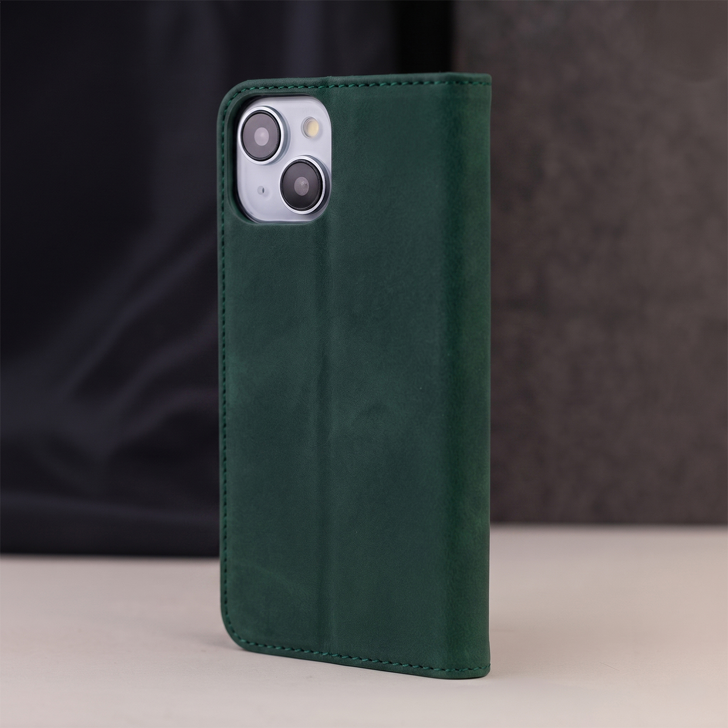 Dėklas knygutė iPhone 17 - Žalia aprašymas - Prekės nuotrauka