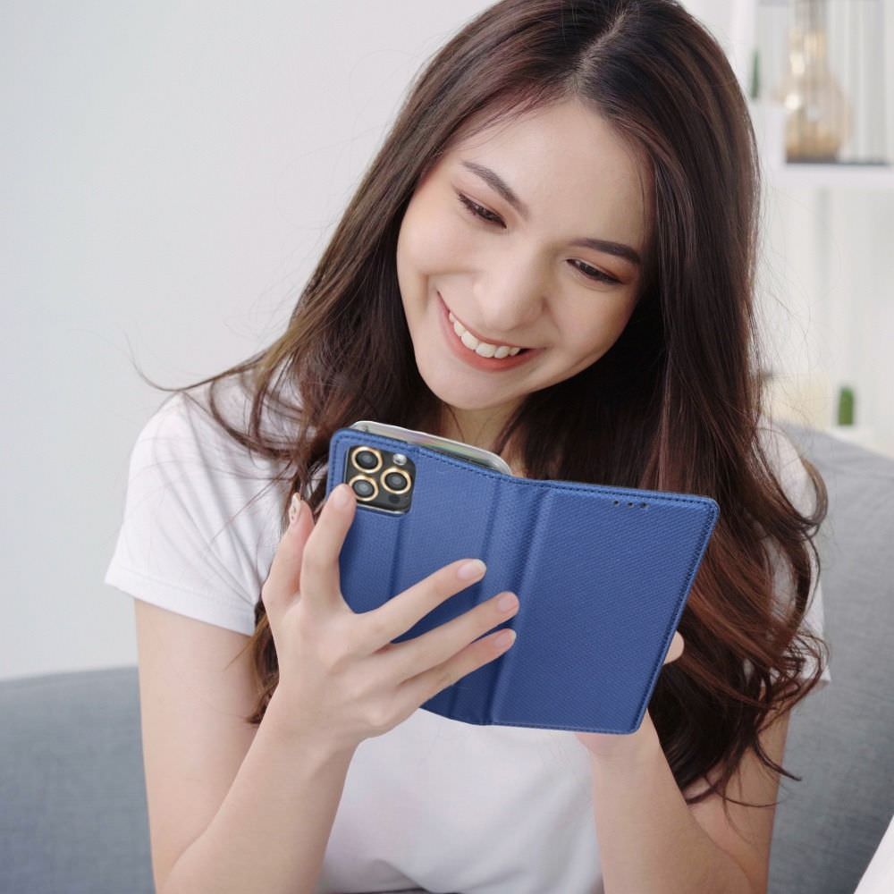 Dėklas knygutė iPhone 18 // iPhone 17 - Tamsiai mėlynas aprašymas - Prekės nuotrauka