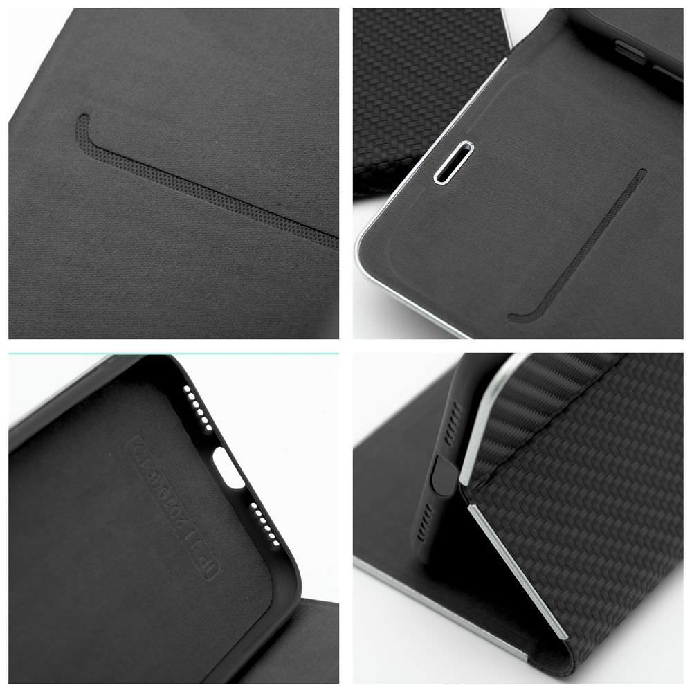 Dėklas knygutė iPhone 18 Pro // iPhone 17 Pro - Juodas aprašymas - Prekės nuotrauka