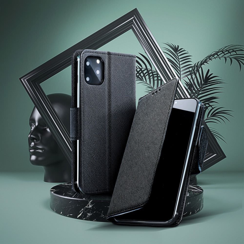 Dėklas knygutė iPhone 18 Pro Max // iPhone 17 Pro Max - Juodas aprašymas - Prekės nuotrauka