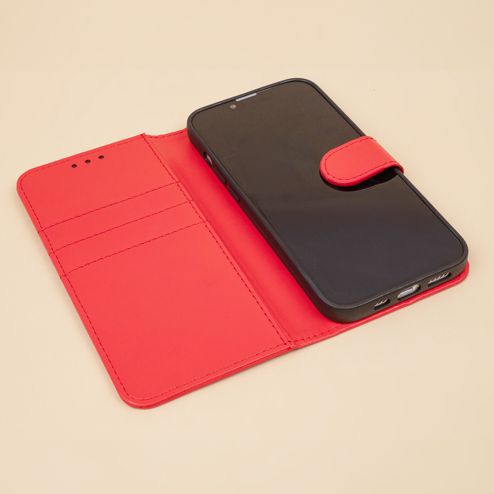 Dėklas knygutė iPhone 18 Pro Max // iPhone 17 Pro Max - Raudonas aprašymas - Prekės nuotrauka
