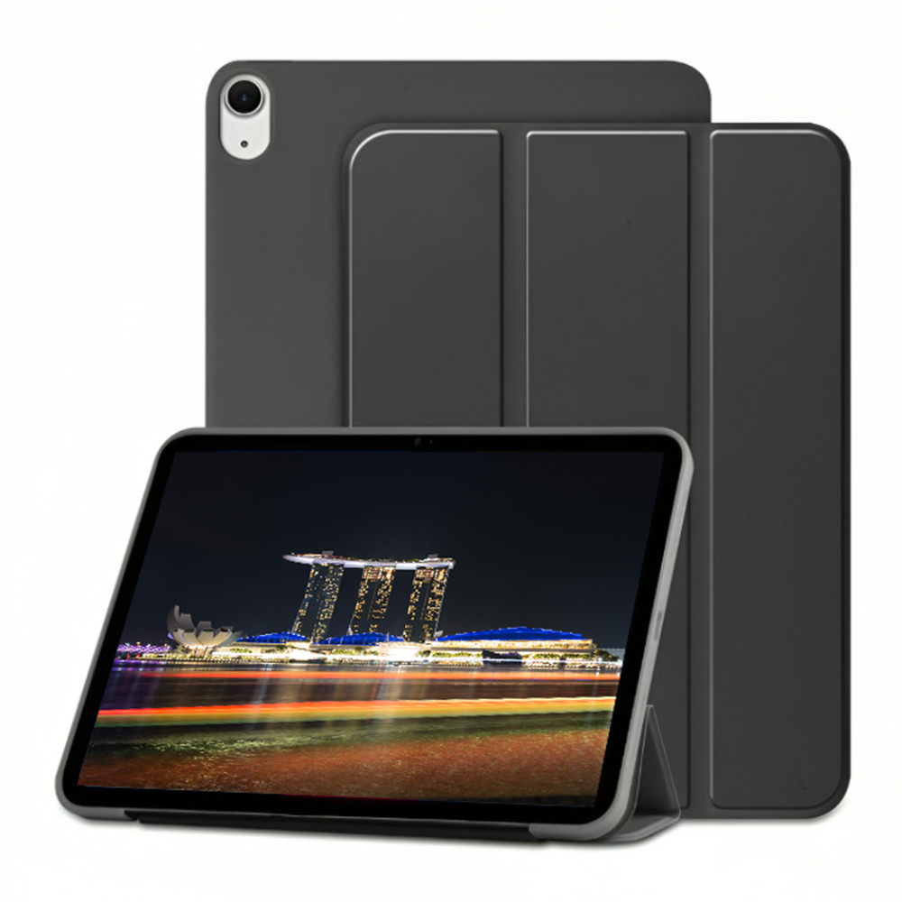 Dėklas knygutė skirtas iPad 9.7 2018, 2017, iPad6, iPad5 - Juodas aprašymas - Prekės nuotrauka