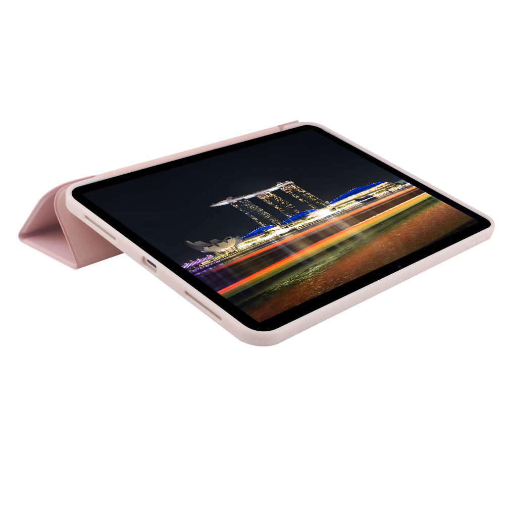 Dėklas knygutė skirtas iPad 9.7 2018, 2017, iPad6, iPad5 - Šviesiai rožinis aprašymas - Prekės nuotrauka
