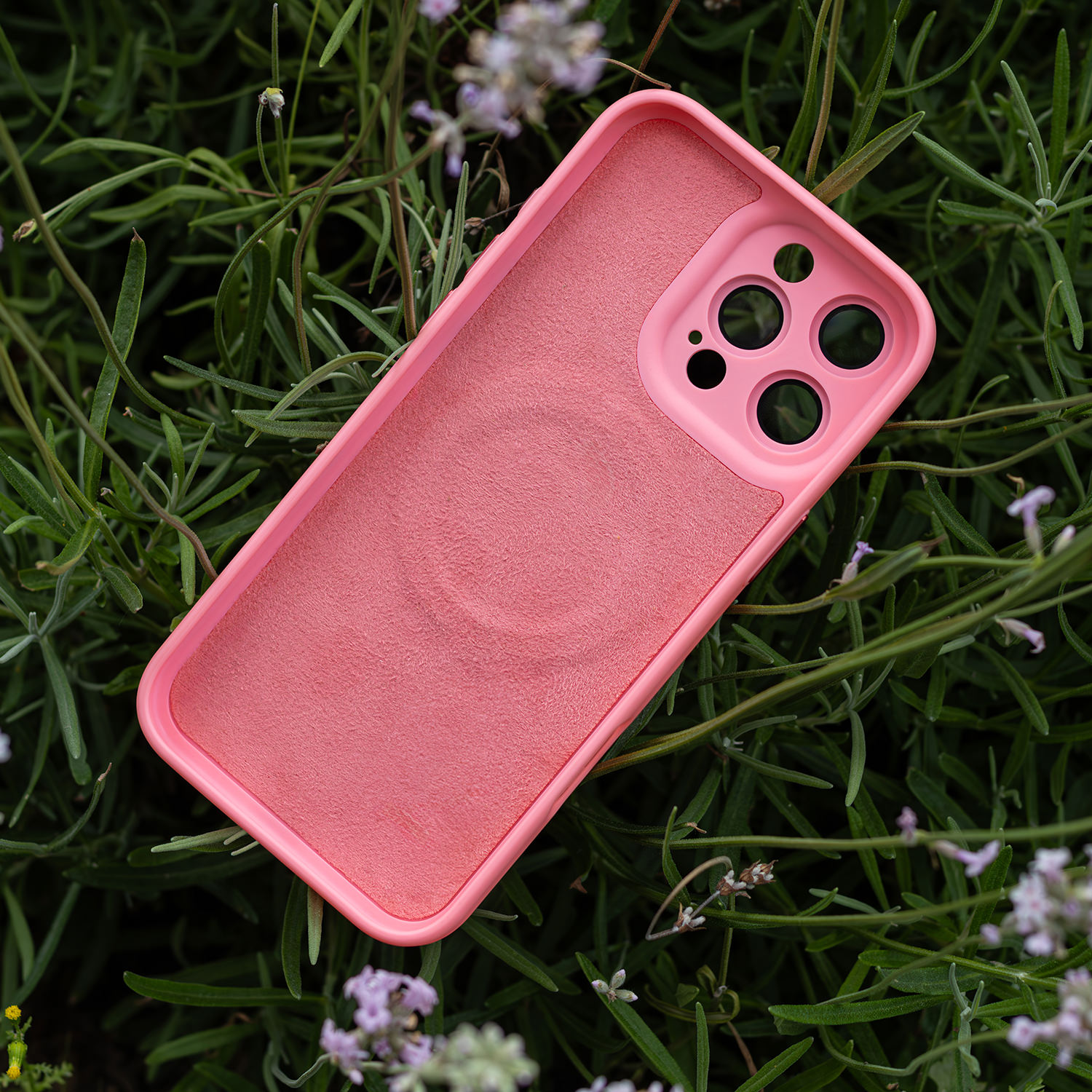 Dėklas skirtas iPhone 15 Pro - Šviesiai rožinis aprašymas - Prekės nuotrauka