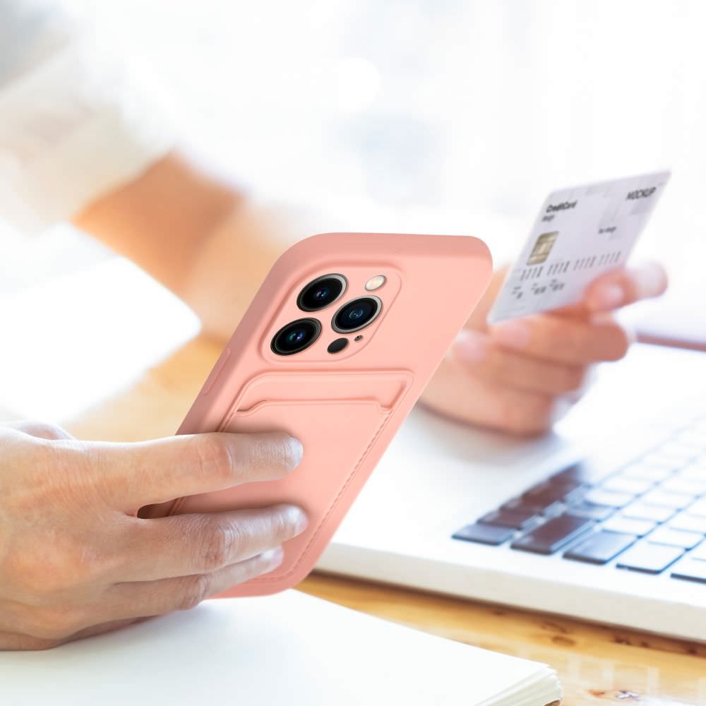 Dėklas skirtas iPhone 15 Pro - Šviesiai rožinis aprašymas - Prekės nuotrauka