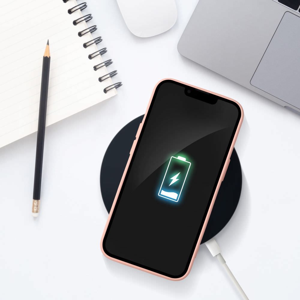 Dėklas skirtas iPhone 15 Pro - Šviesiai rožinis aprašymas - Prekės nuotrauka