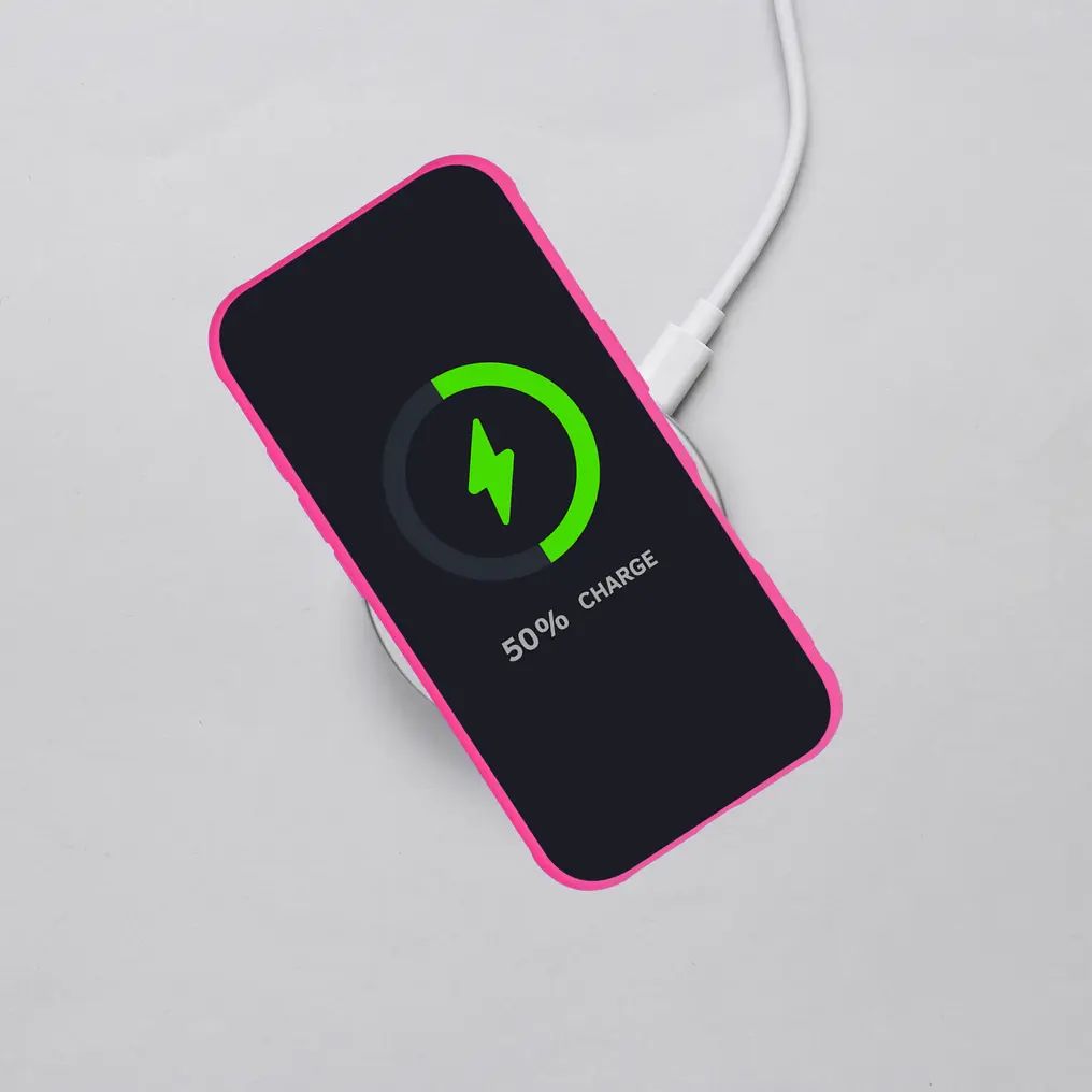 Dėklas skirtas iPhone 16 Pro Max - Ryškiai rožinis aprašymas - Prekės nuotrauka