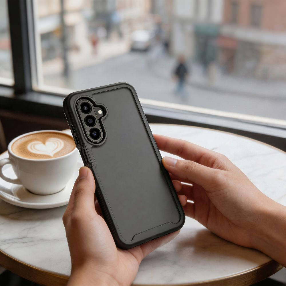 Dėklas skirtas iPhone 18 Pro // iPhone 17 Pro - Juodas aprašymas - Prekės nuotrauka