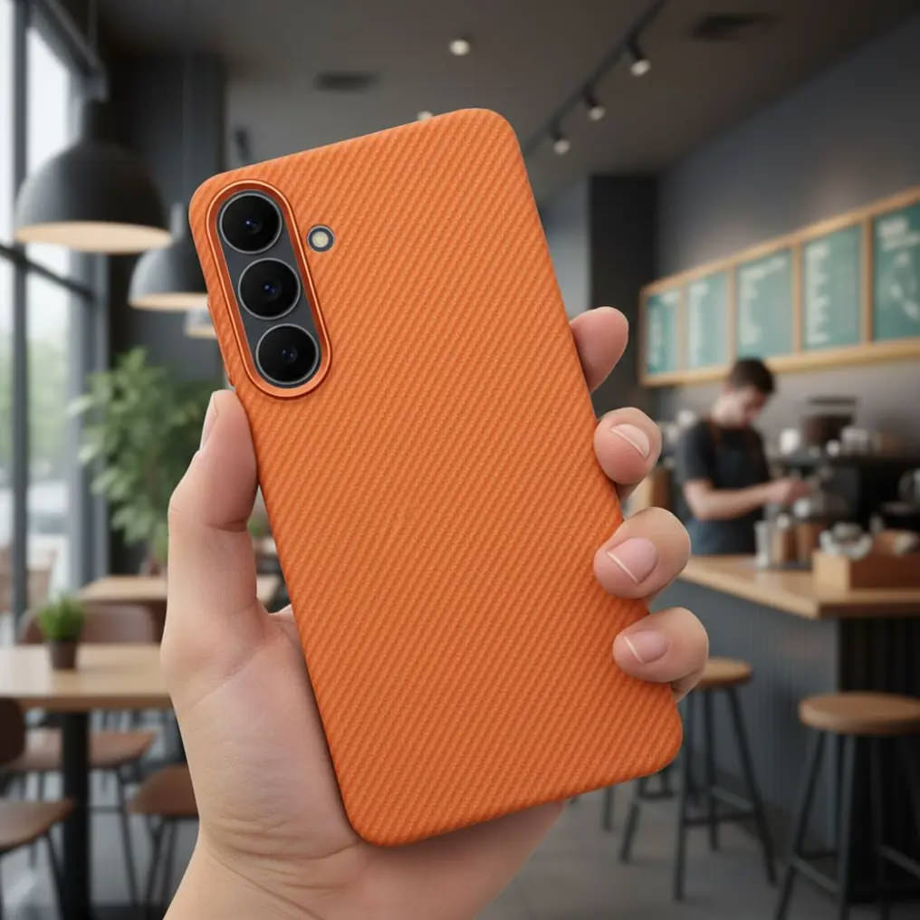 Dėklas skirtas iPhone 18 Pro // iPhone 17 Pro - Oranžinė aprašymas - Prekės nuotrauka
