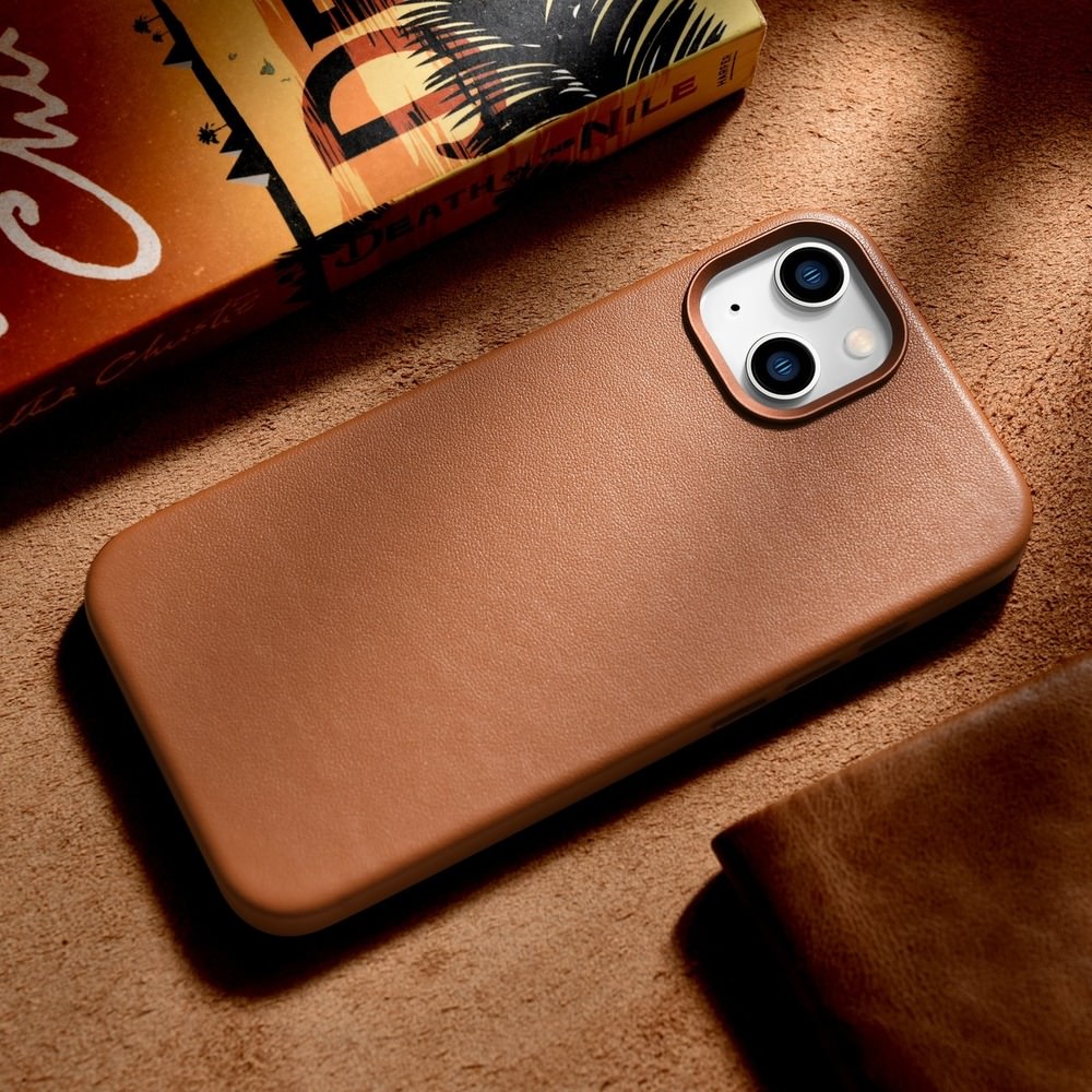 Odinis dėklas iPhone 14 - Ruda aprašymas - Prekės nuotrauka