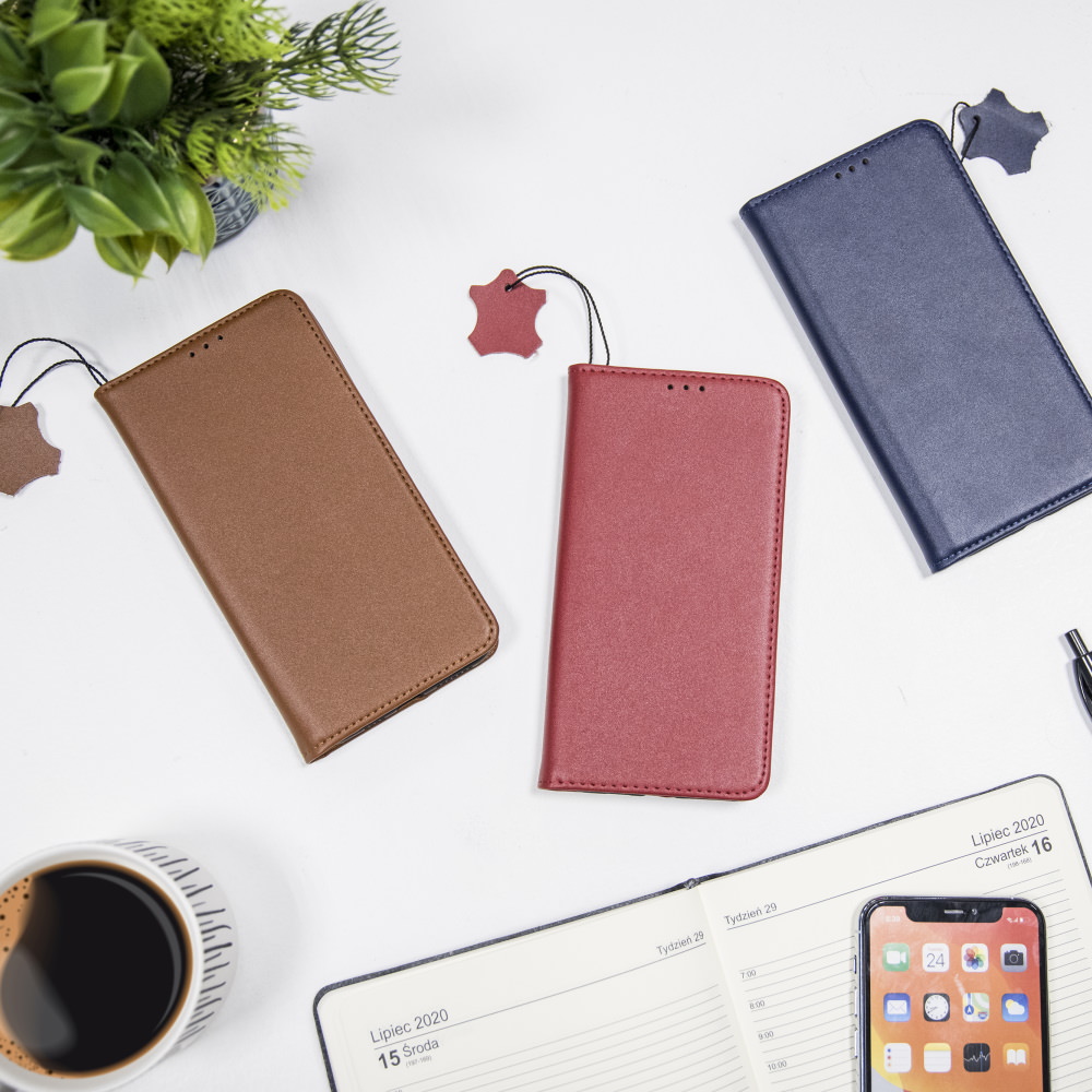 Odinis dėklas knygutė iPhone 18 // iPhone 17 - Raudonas aprašymas - Prekės nuotrauka