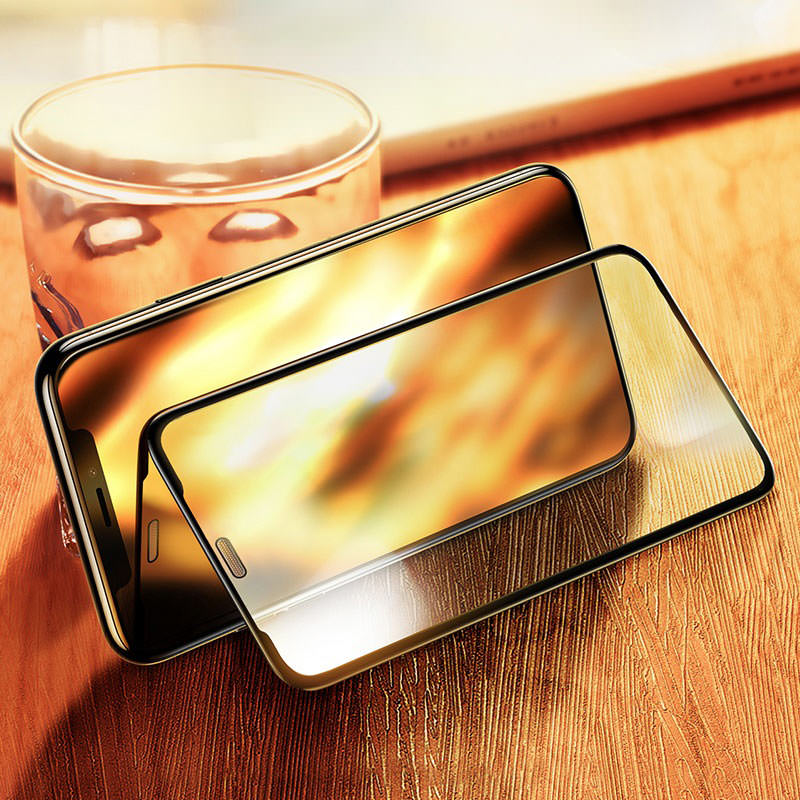 Dėklas Premium 3D Apsauginis stiklas skirtas iPhone 11 // iPhone XR - Juodas aprašymas - Prekės nuotrauka
