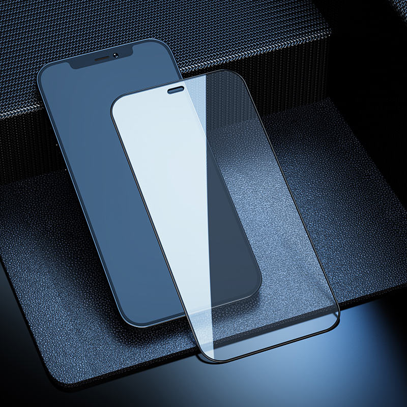 Dėklas Premium 3D Apsauginis stiklas skirtas iPhone 11 Pro, iPhone XS, iPhone X - Juodas aprašymas - Prekės nuotrauka