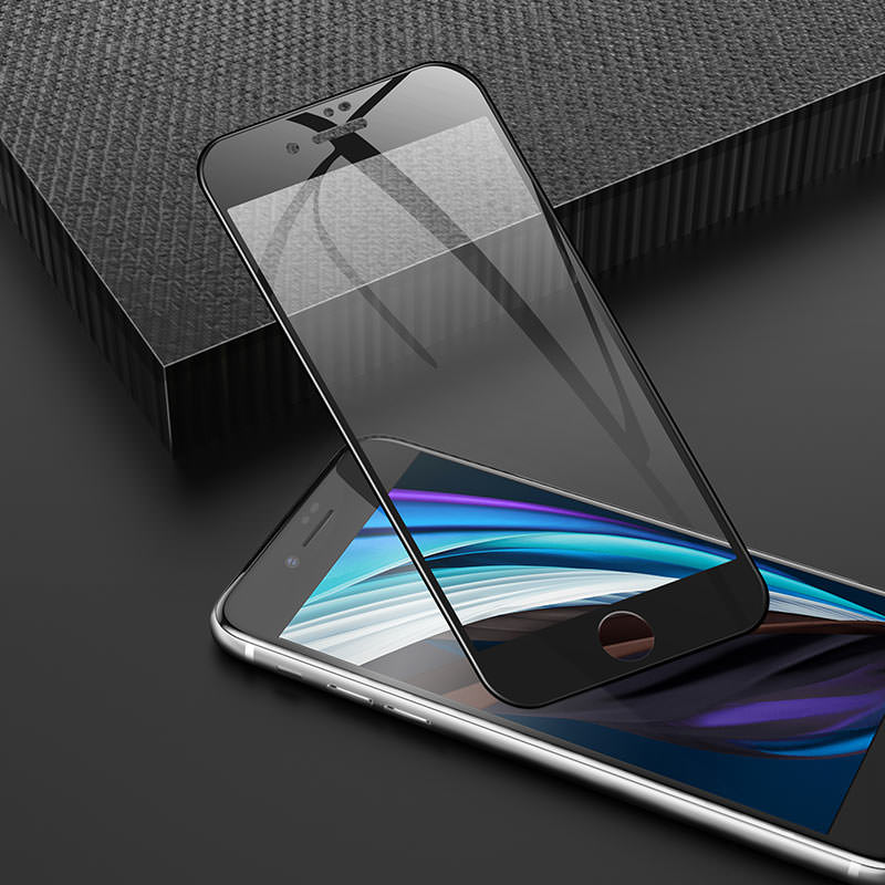 Dėklas Premium 3D Apsauginis stiklas skirtas iPhone 11 Pro, iPhone XS, iPhone X - Juodas aprašymas - Prekės nuotrauka