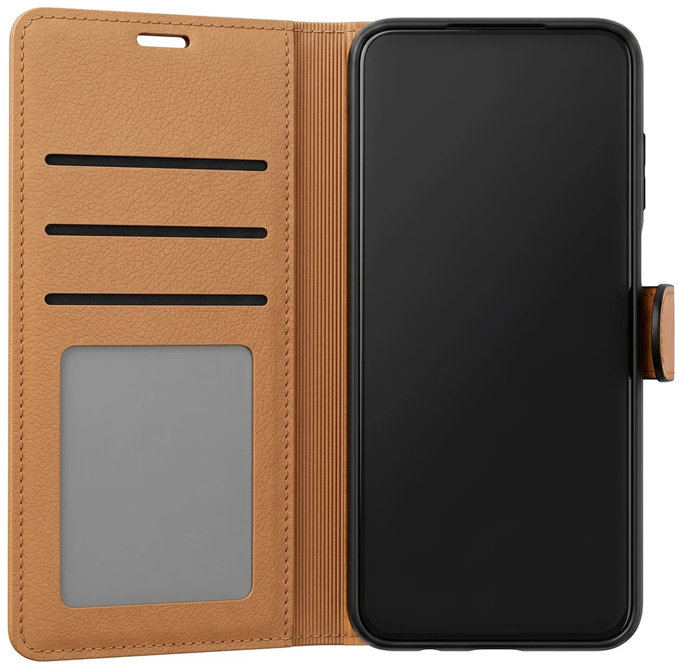 Odinis dėklas knygutė Honor 600 Lite - Juodas