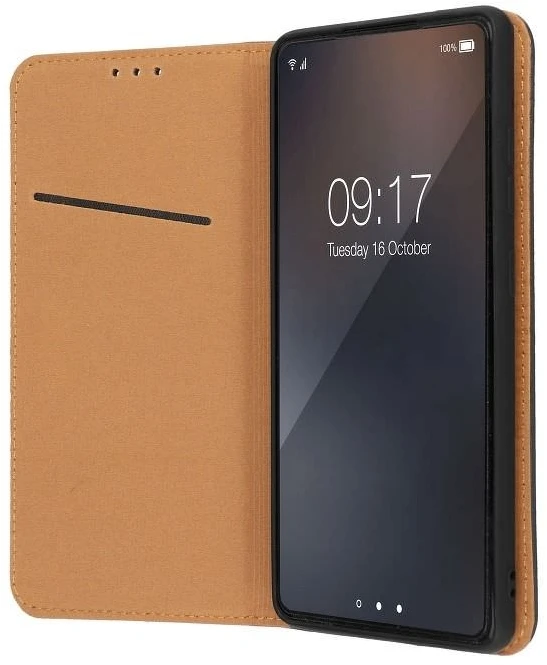 Odinis dėklas knygutė iPhone 18 // iPhone 17 - Juodas