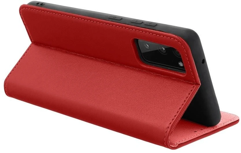 Odinis dėklas knygutė iPhone 18 // iPhone 17 - Raudonas