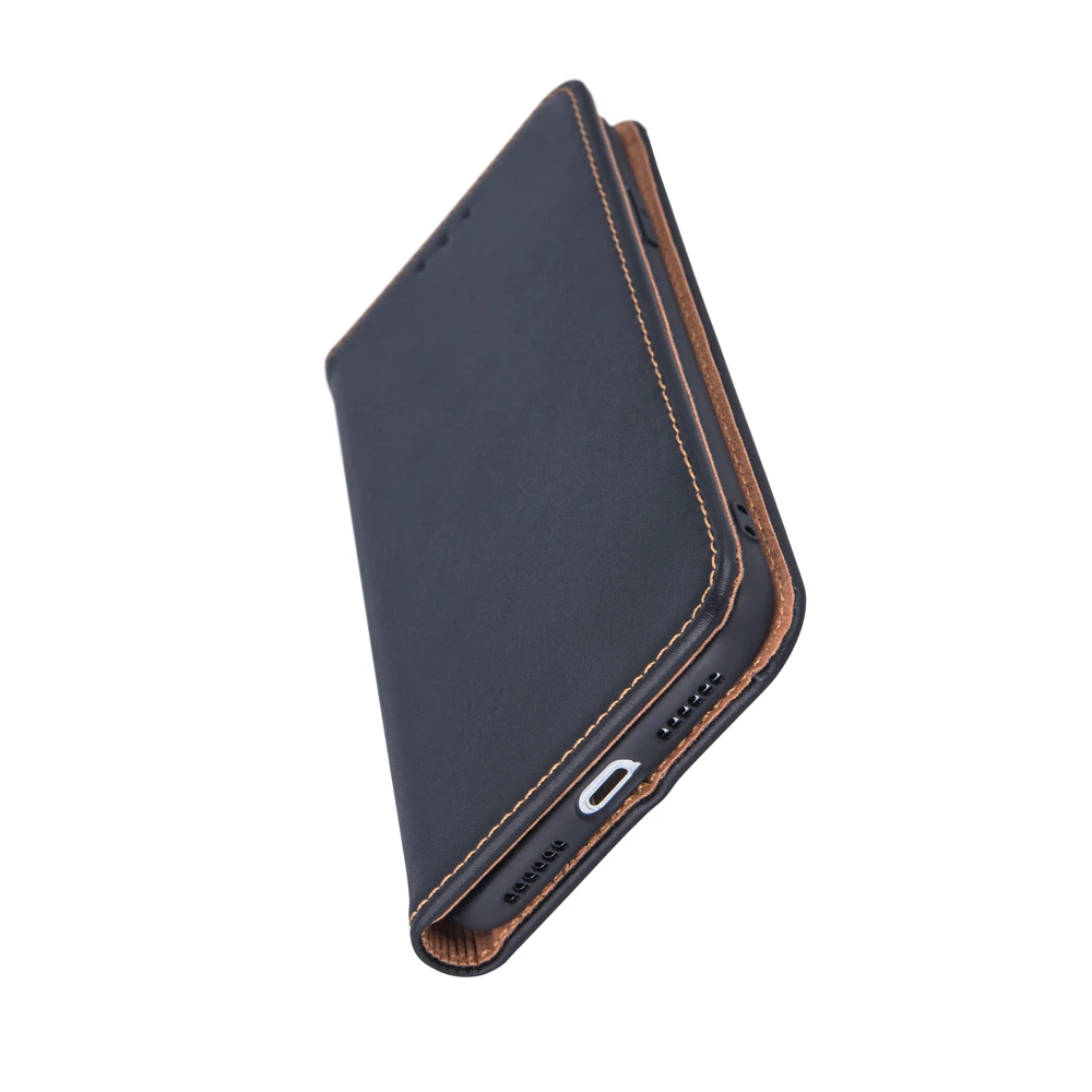 Odinis dėklas knygutė iPhone 18 Pro // iPhone 17 Pro - Juodas