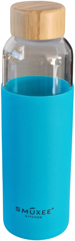 Ambition Stiklinė gertuvė su bambukiniu dangteliu SMÜKEE, 500 ml