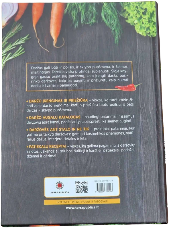 KNYGA Daržas: nuo lauko iki stalo