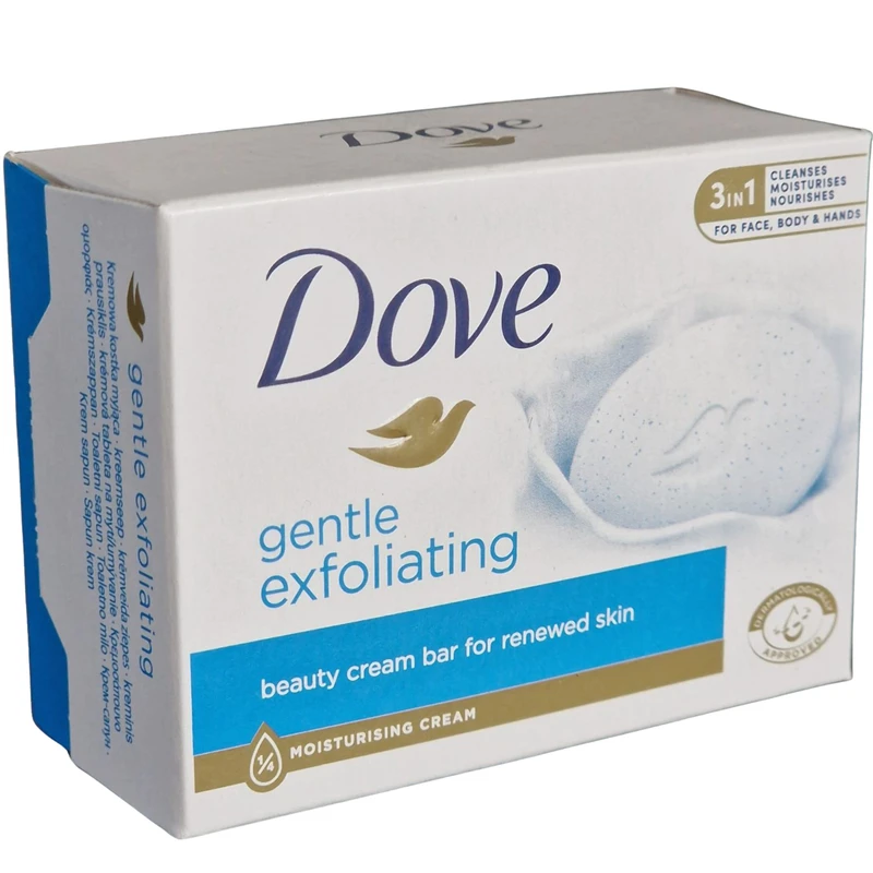 Dove švelnus šveičiamasis muilas, 90 g.