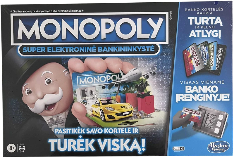 Hasbro Žaidimas „Monopolis: super elektroninė bankininkystė“, LT