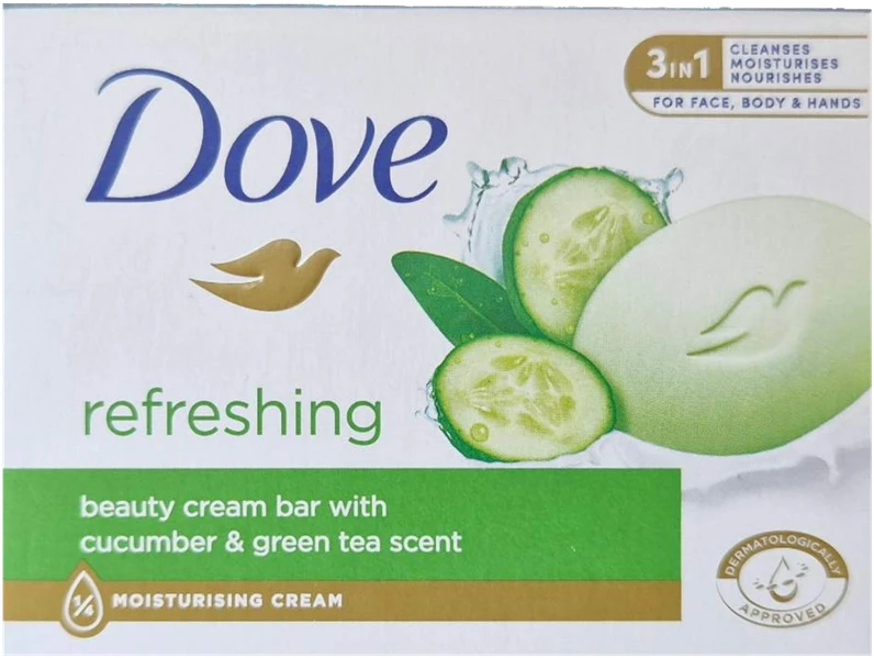 Dove Refreshing Beauty Kreminis Bar Bar Muilas