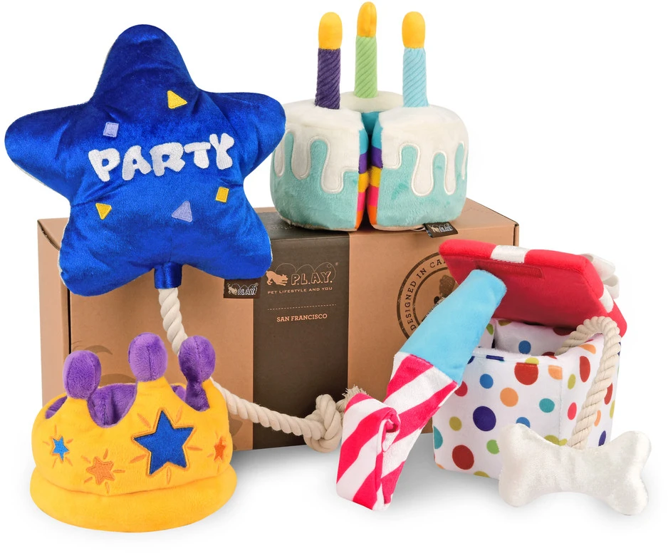 Play Pliušinių žaislų kolekcija šunims „Party Time“