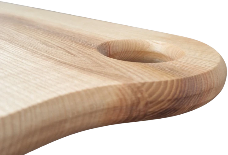 Pjaustymo lenta iš uosio medienos 37,5cm.X23.5cm.X2cm