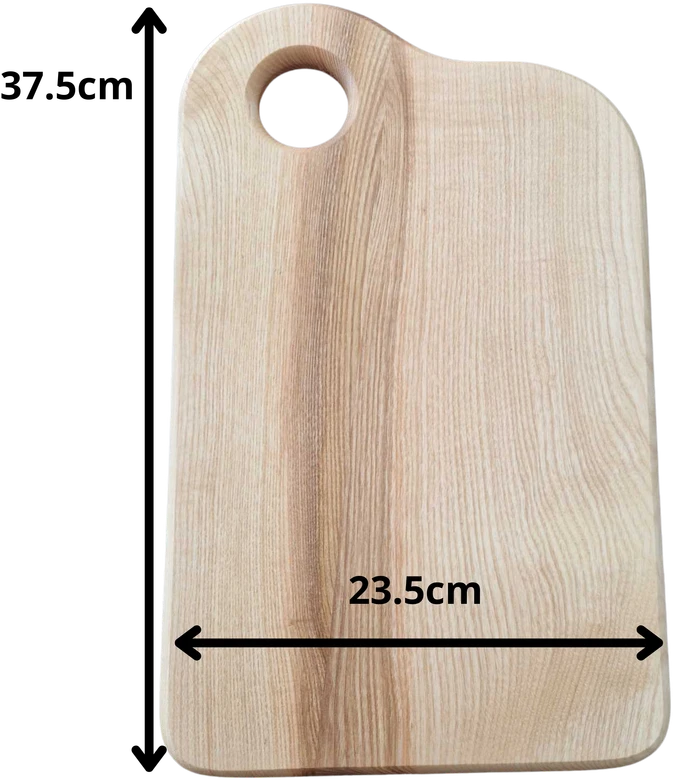 Pjaustymo lenta iš uosio medienos 37,5cm.X23.5cm.X2cm
