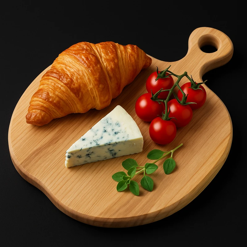 Serviravimo pjaustymo lentelė „Obuolio“ formos, iš uosio medienos 34.5cm × 27cmX2 cm