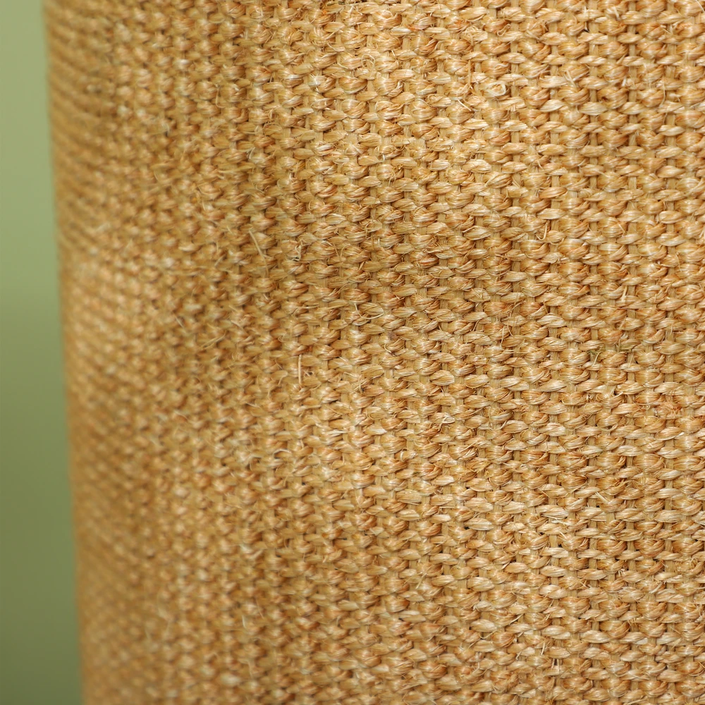 Aosom Kačių draskyklė-vamzdis su daugybe vietos, pliušo danga, sizalio paviršiumi, Ø35 x 60 cm, ruda–smėlinė